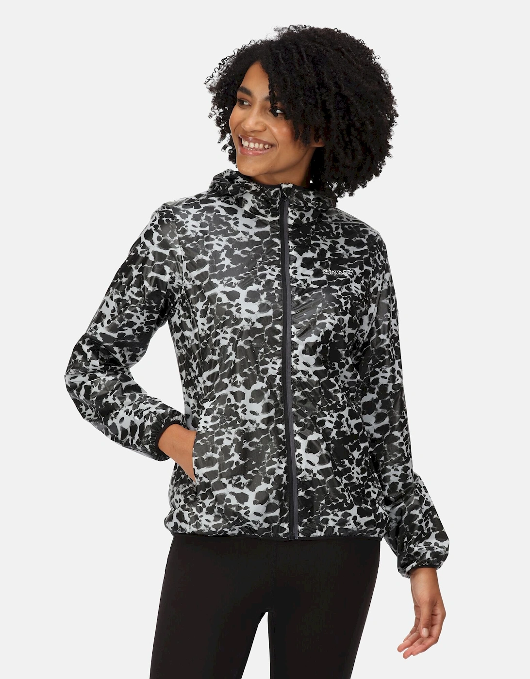 Womens/Ladies Serenton Ink Blot Waterproof Jacket