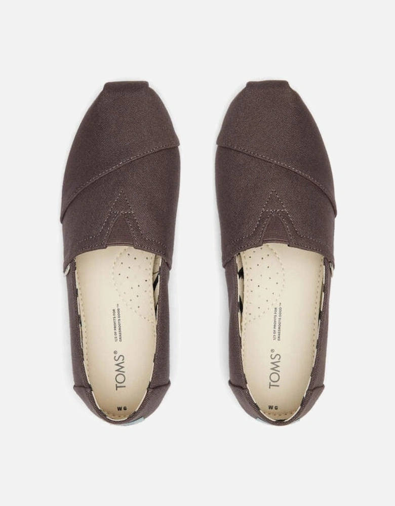 Womens Alpargata Recycled Canvas - Ash