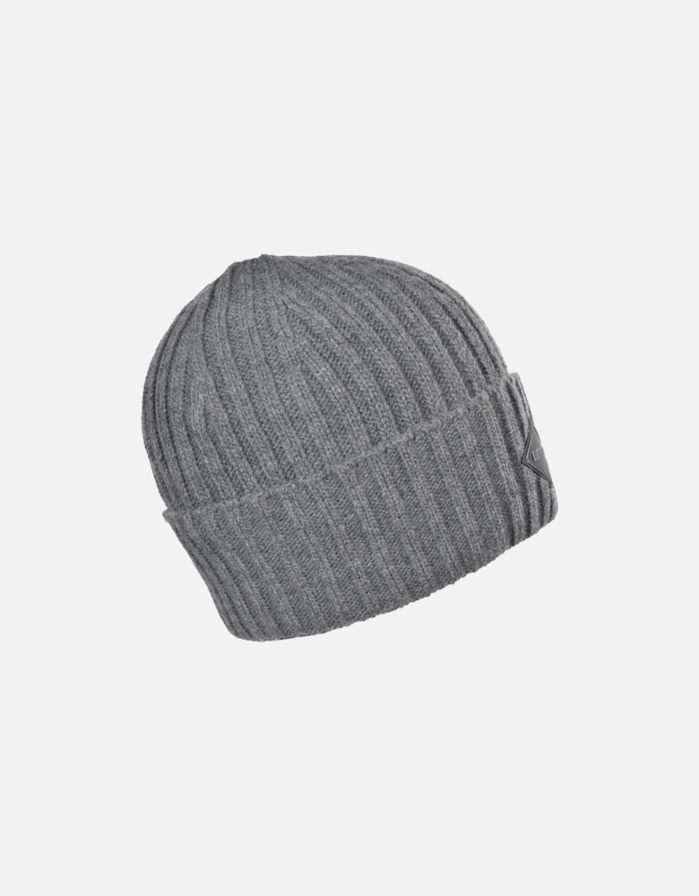 Ribbed Knit Hat & Glove Gift Set, Grey Melange