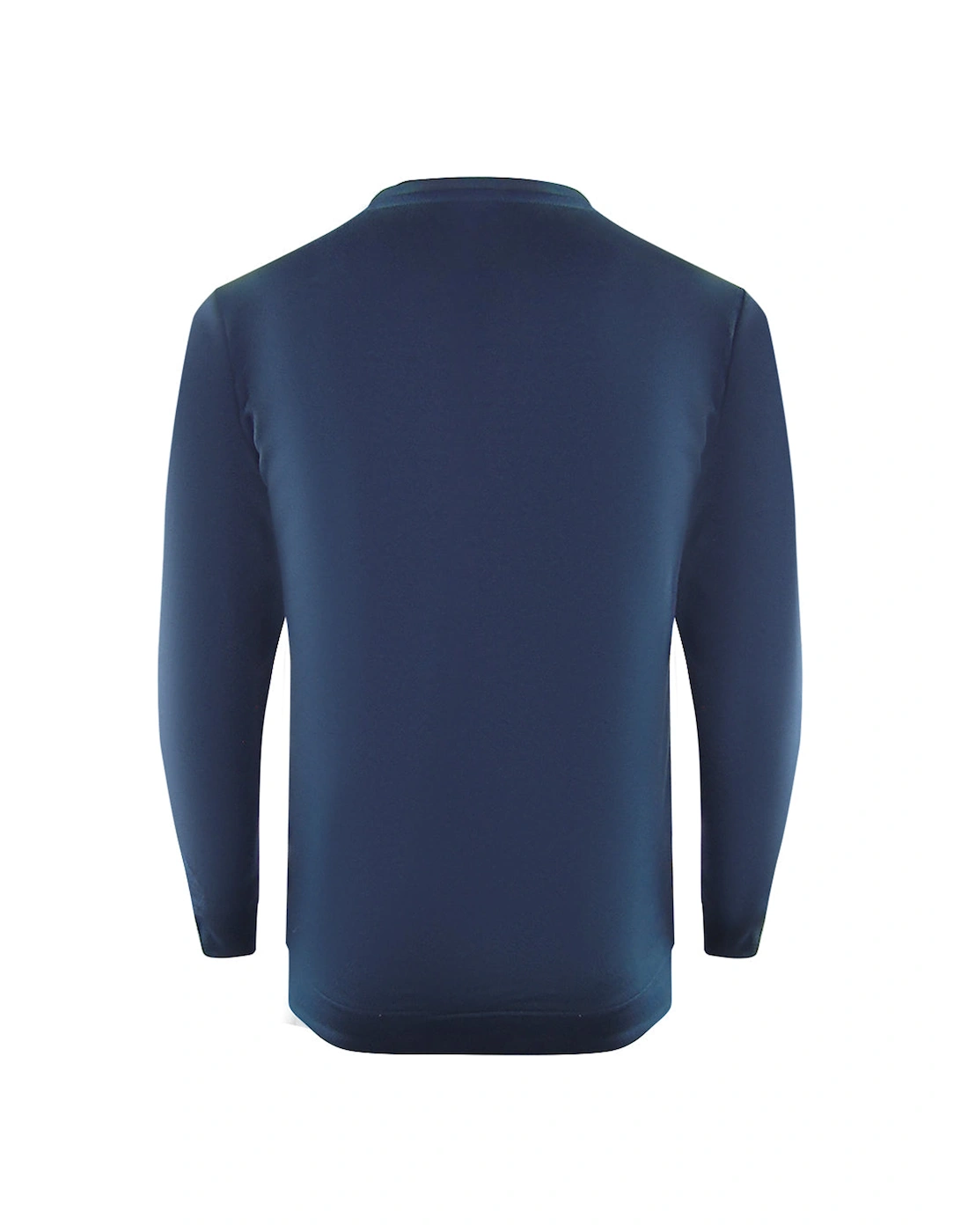 Cavalli Class Diamond Tiger Design Navy Blue Sweatshirt