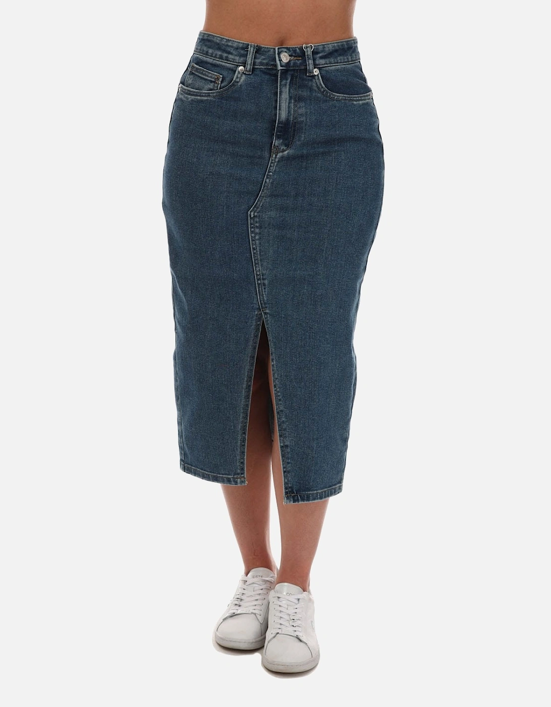 Siri Denim Skirt - Womens Siri Denim Skirt, 6 of 5