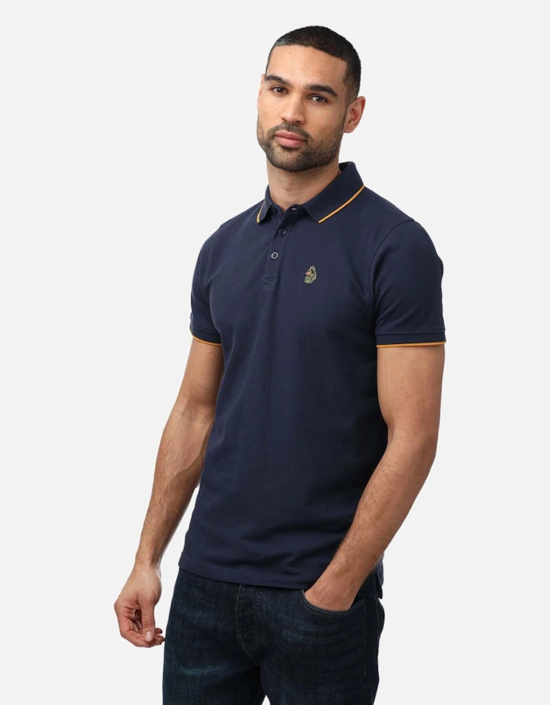 Ricky Gold Tipped Polo Shirt