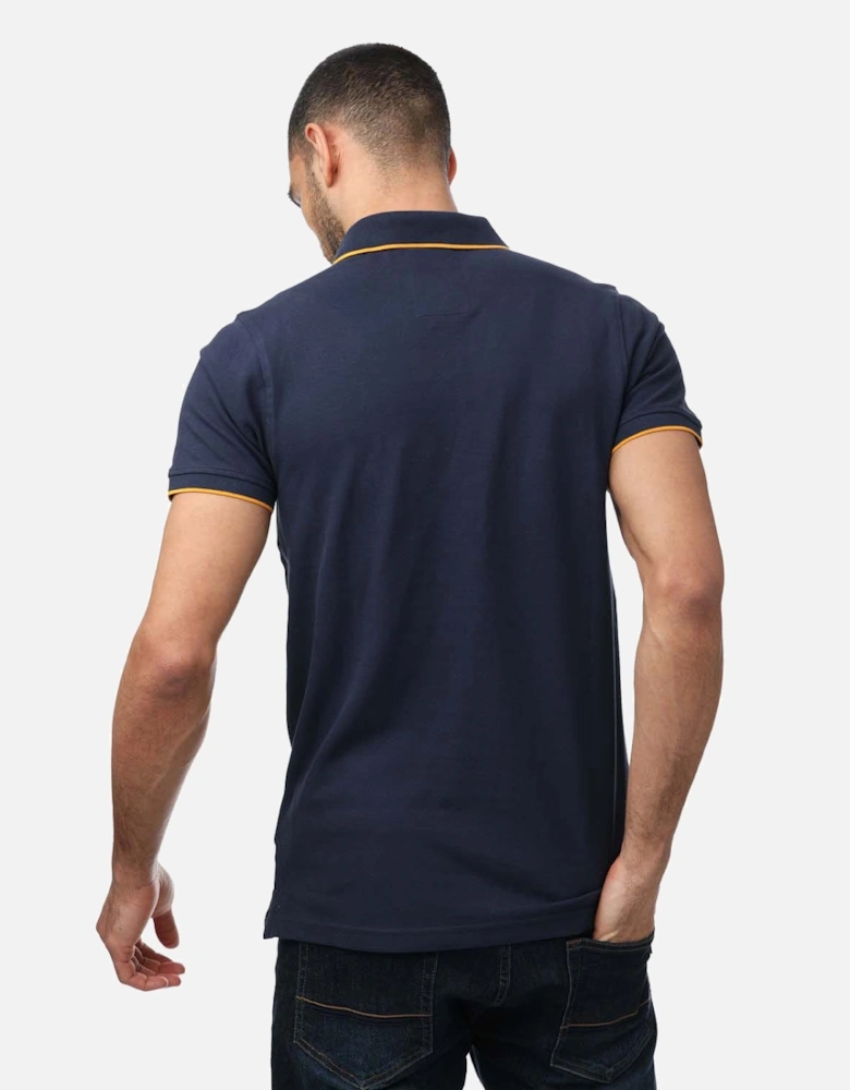 Ricky Gold Tipped Polo Shirt