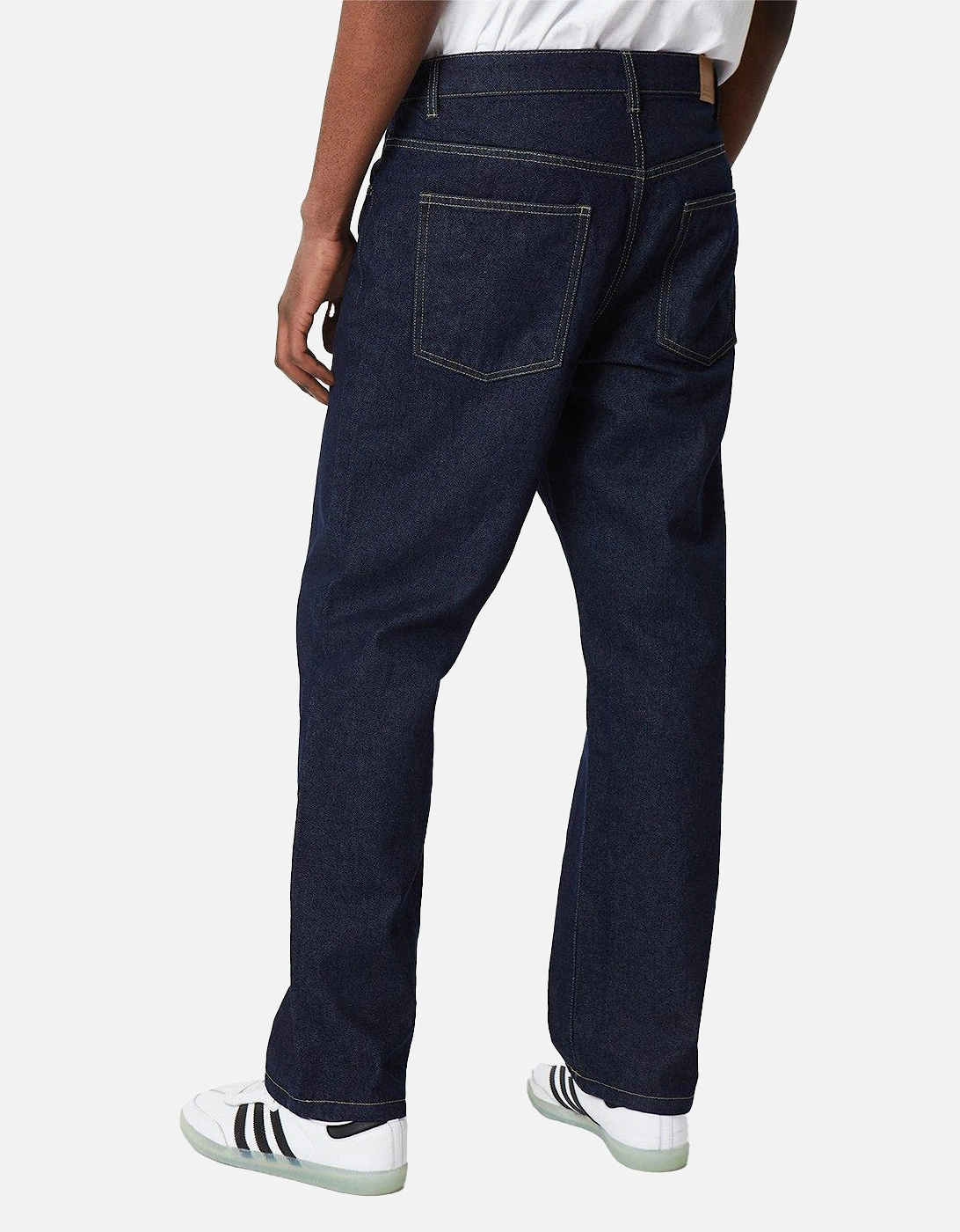 Mens Rinse Relaxed Fit Jeans
