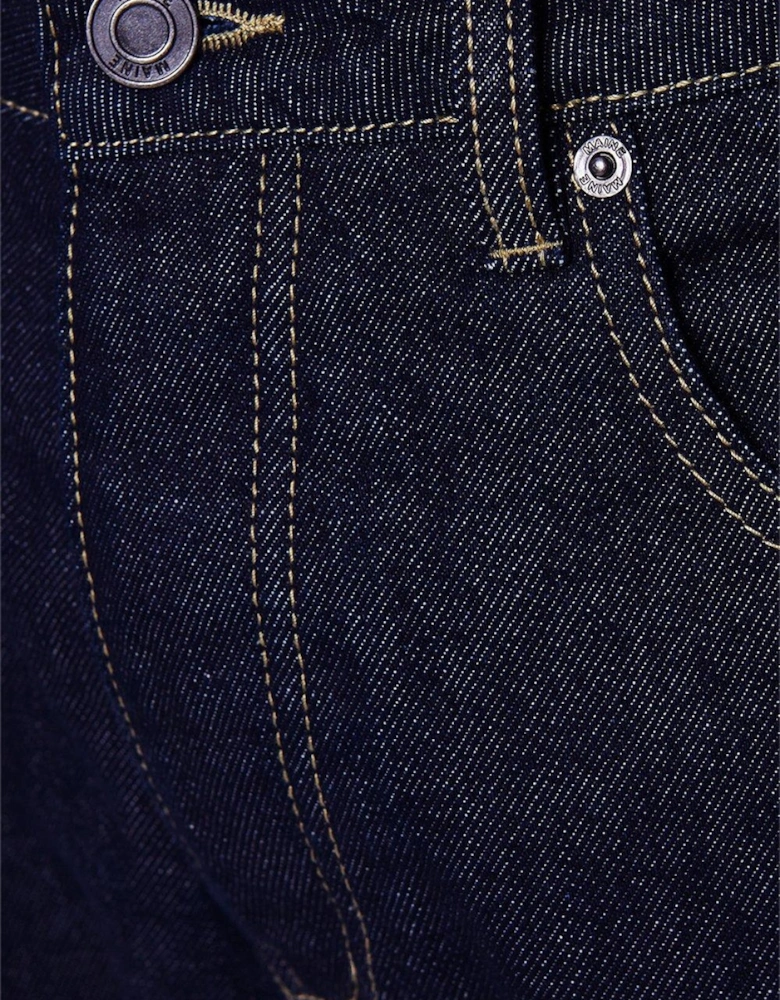 Mens Rinse Relaxed Fit Jeans