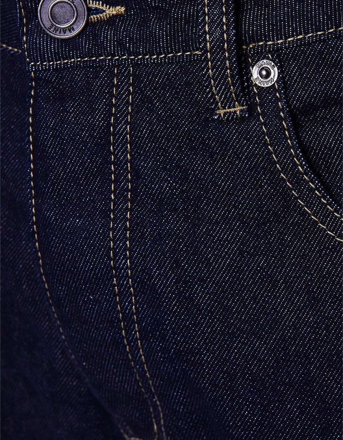 Mens Rinse Relaxed Fit Jeans