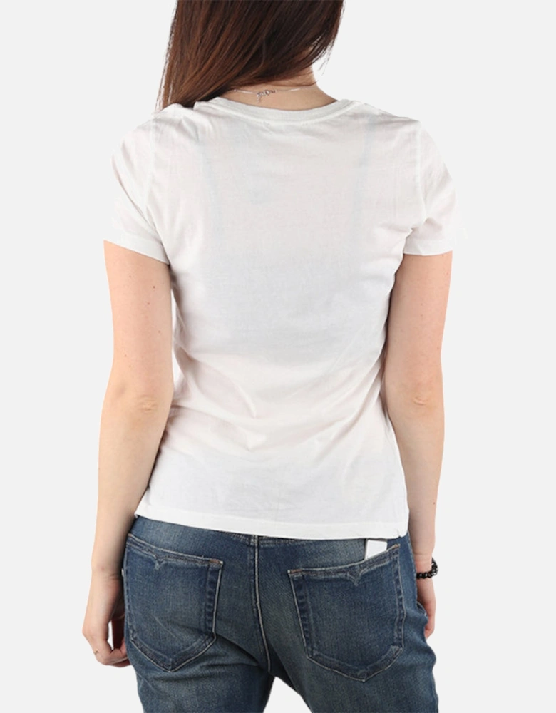 T SILY C Womens T Shirt Crew Neck Short Sleeve Top Casual Summer Tee NEW