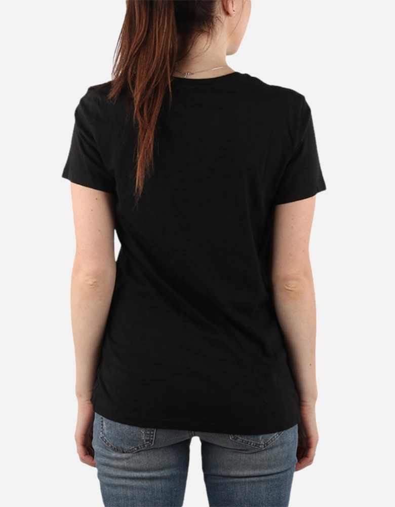 T SILY C Womens T Shirt Crew Neck Short Sleeve Top Casual Summer Tee NEW