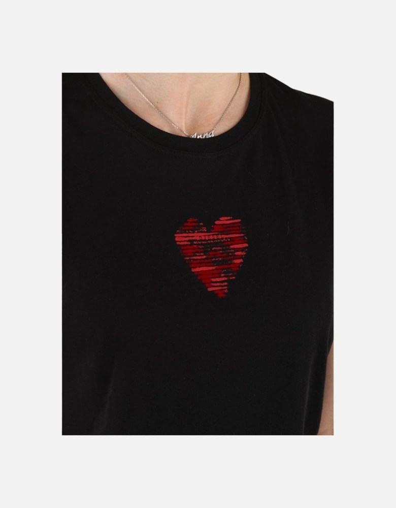 T SILY C Womens T Shirt Crew Neck Short Sleeve Top Casual Summer Tee NEW