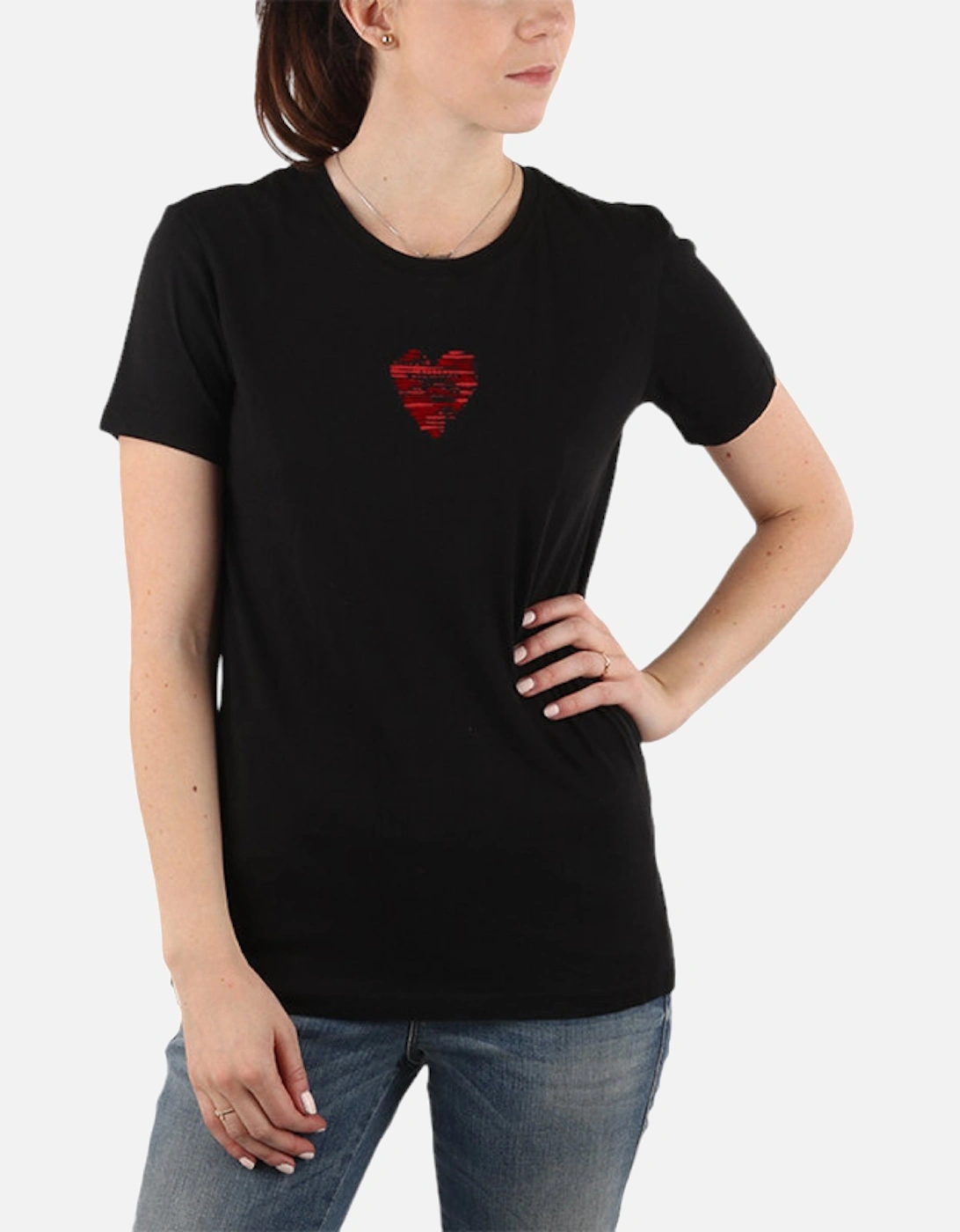 T SILY C Womens T Shirt Crew Neck Short Sleeve Top Casual Summer Tee NEW, 4 of 3