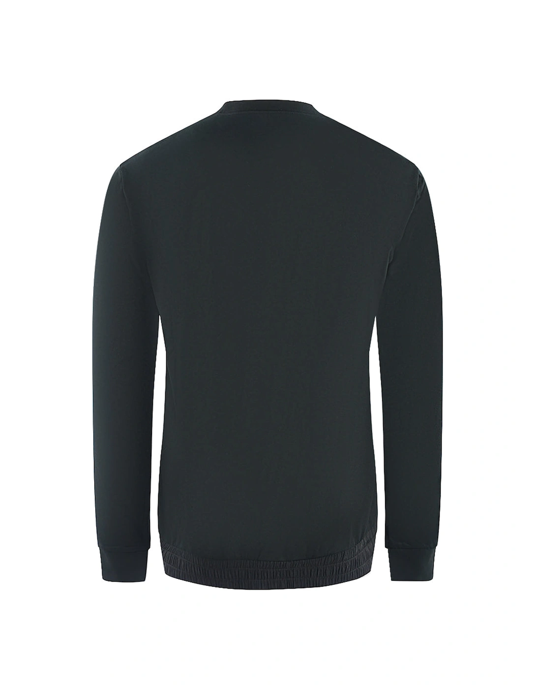 Branded Patch Logo Black Sweater