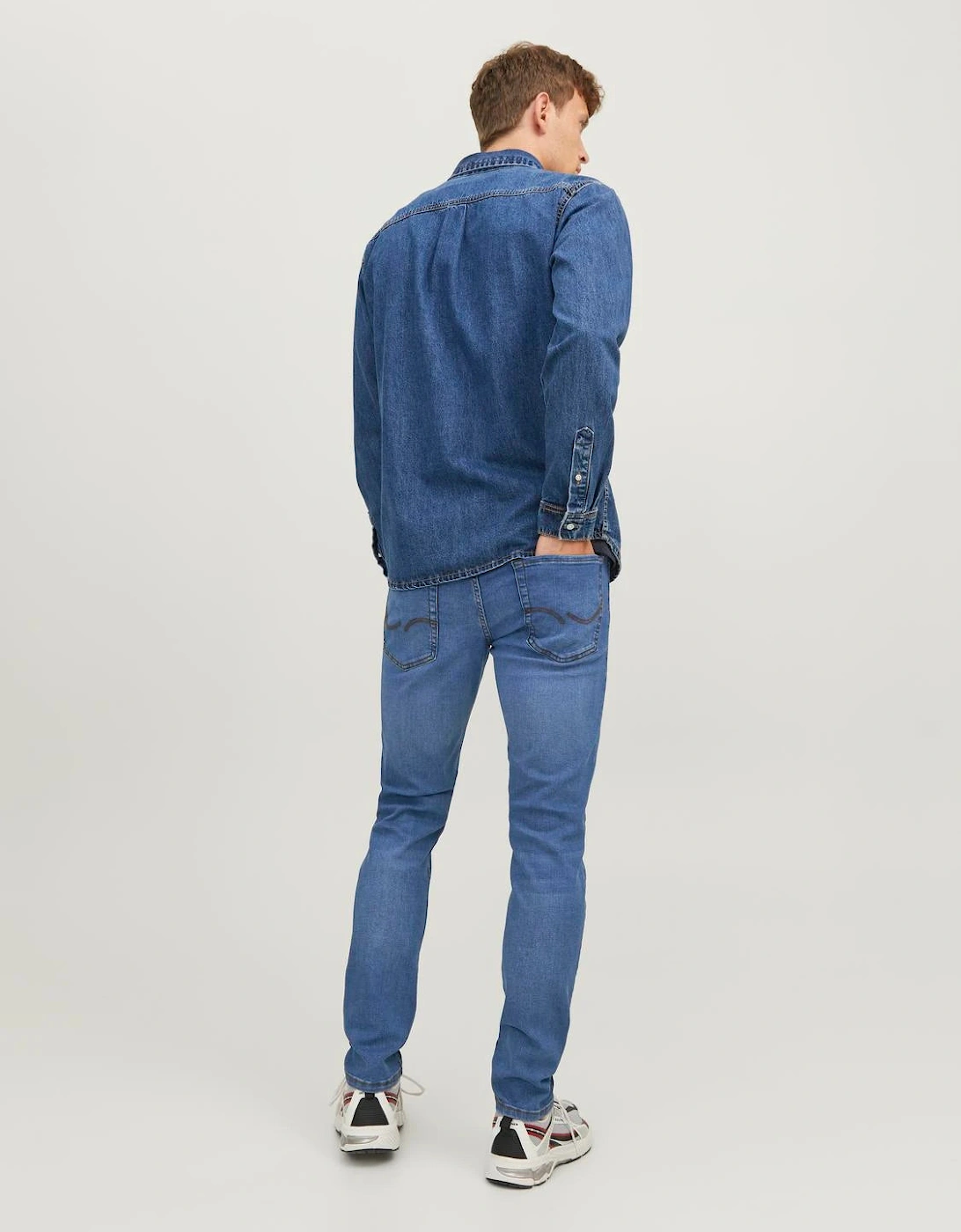 Glenn Original 223 Slim Fit Jeans - Mid Blue