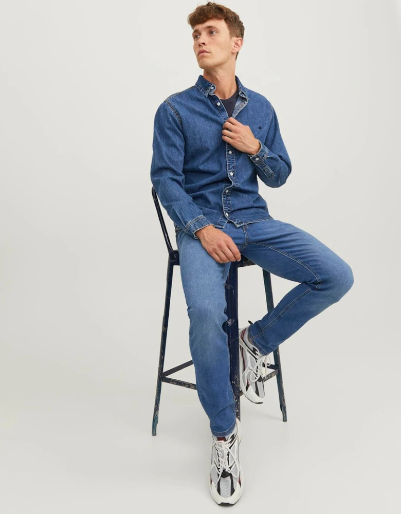 Glenn Original 223 Slim Fit Jeans - Mid Blue