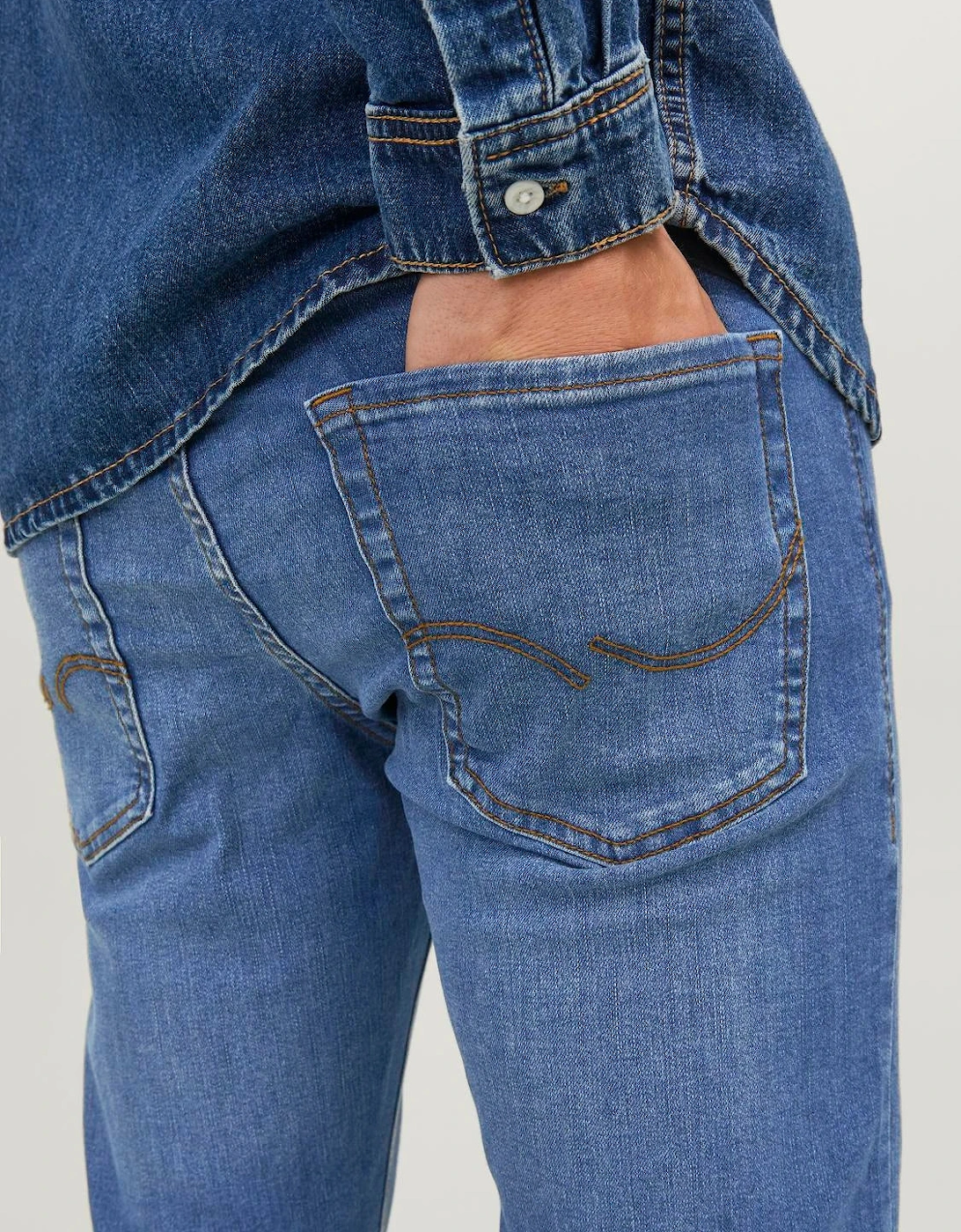 Glenn Original 223 Slim Fit Jeans - Mid Blue