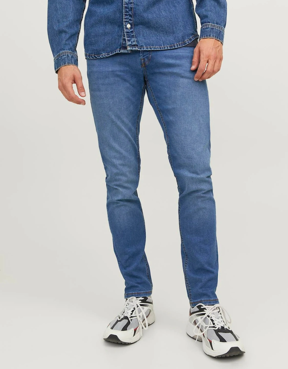 Glenn Original 223 Slim Fit Jeans - Mid Blue