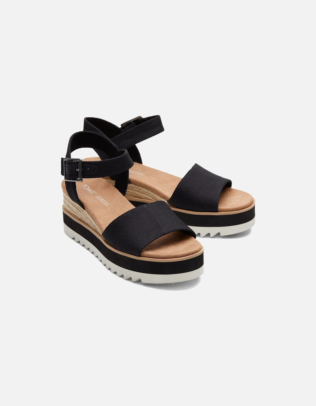 Women's Diana Sandal in Black, 6 of 5