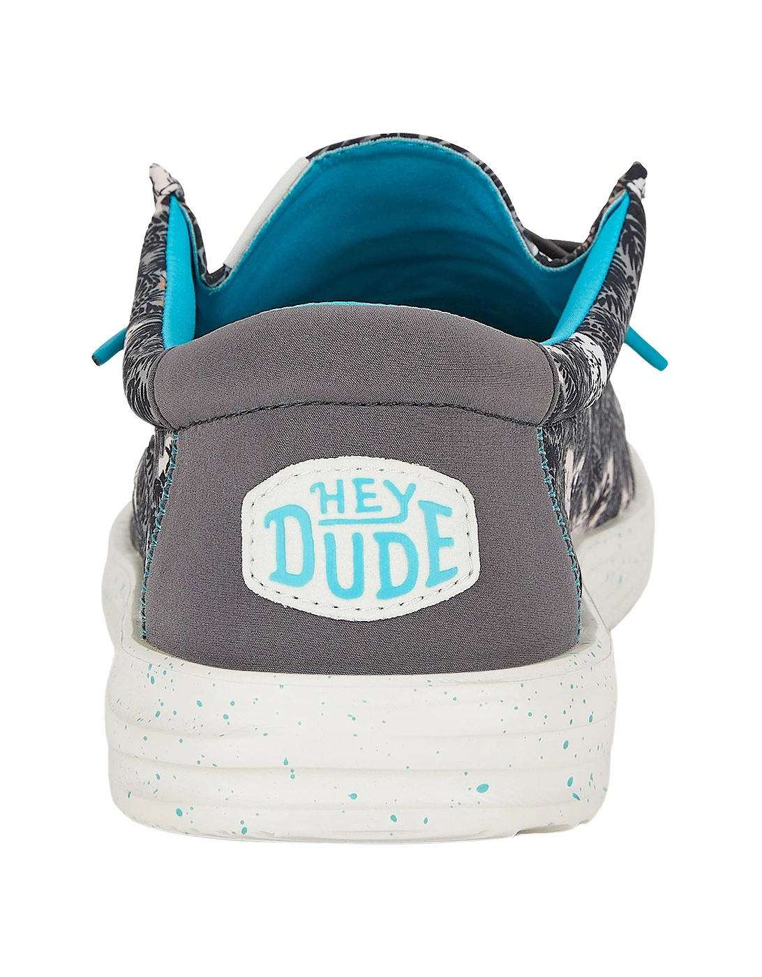 HEYDUDE Men's Wally H2O Tropical Shoe in Black Tropical