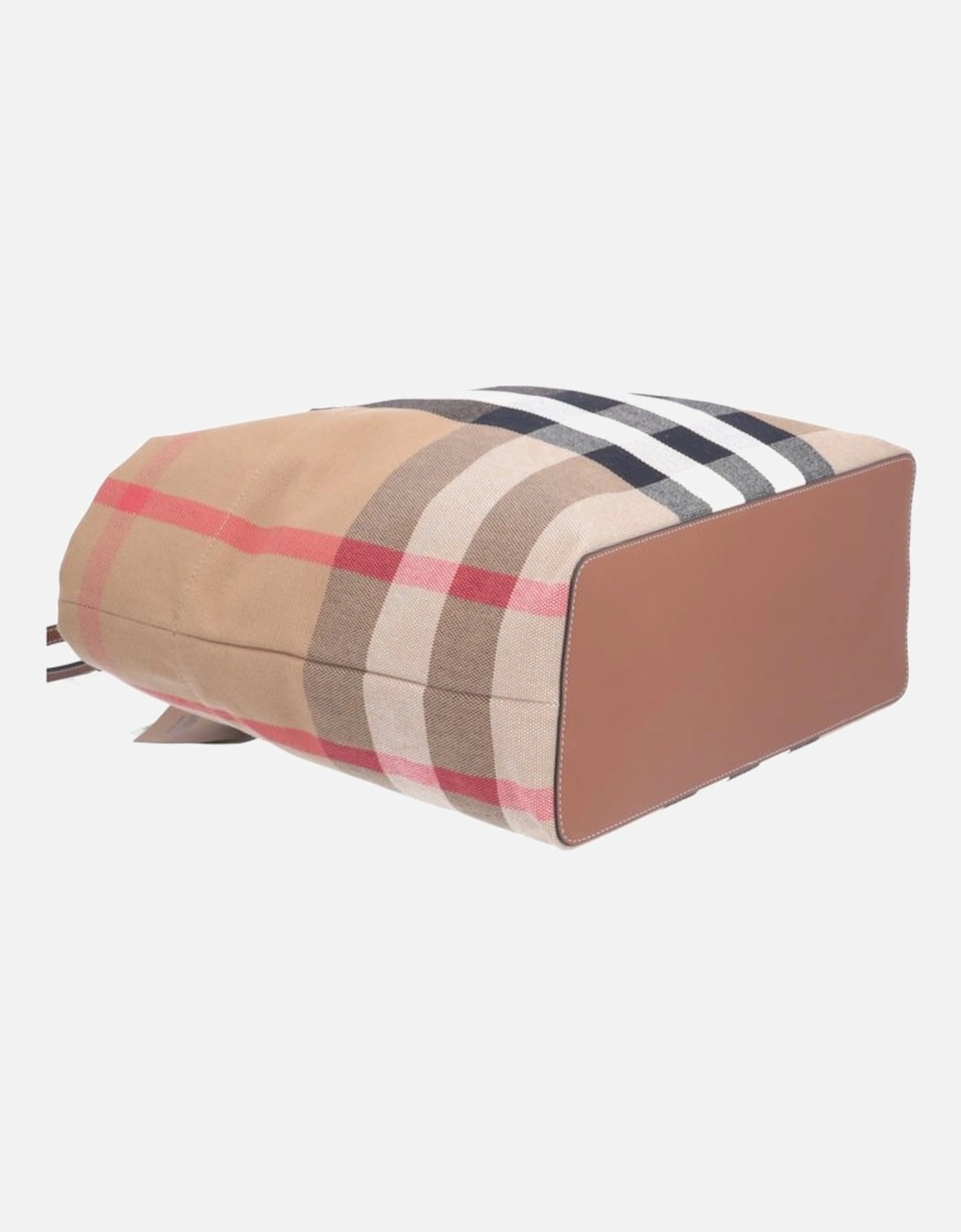 'London' Canvas Tote Bag Taupe Brown