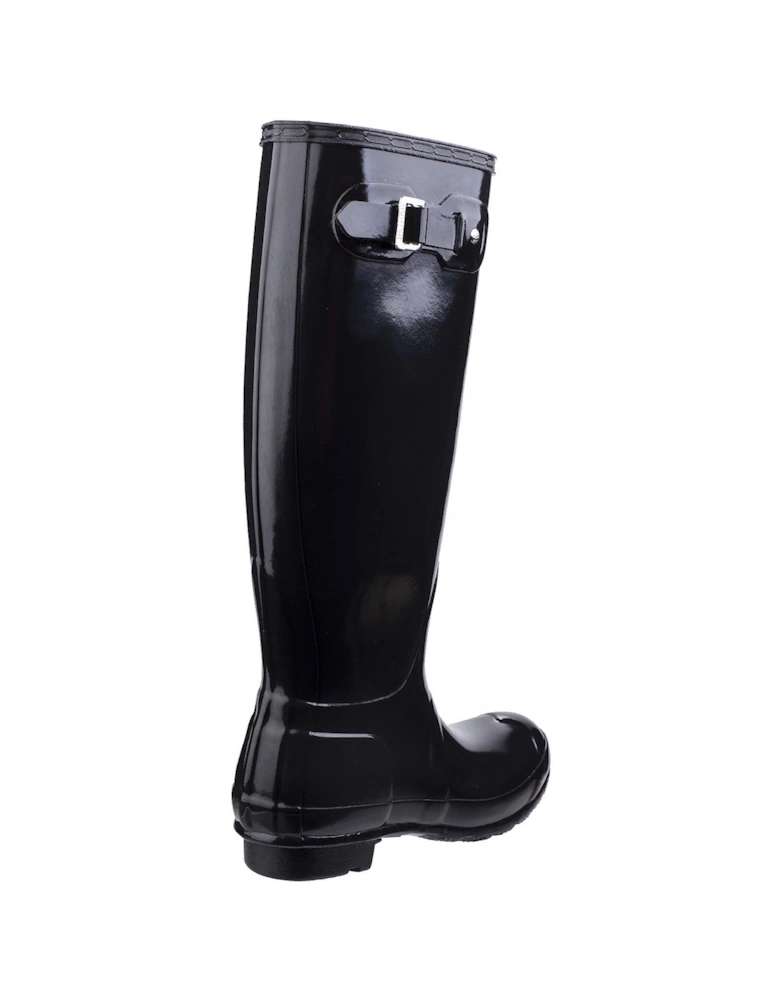 Womens Black Gloss Original Tall Wellington Boots