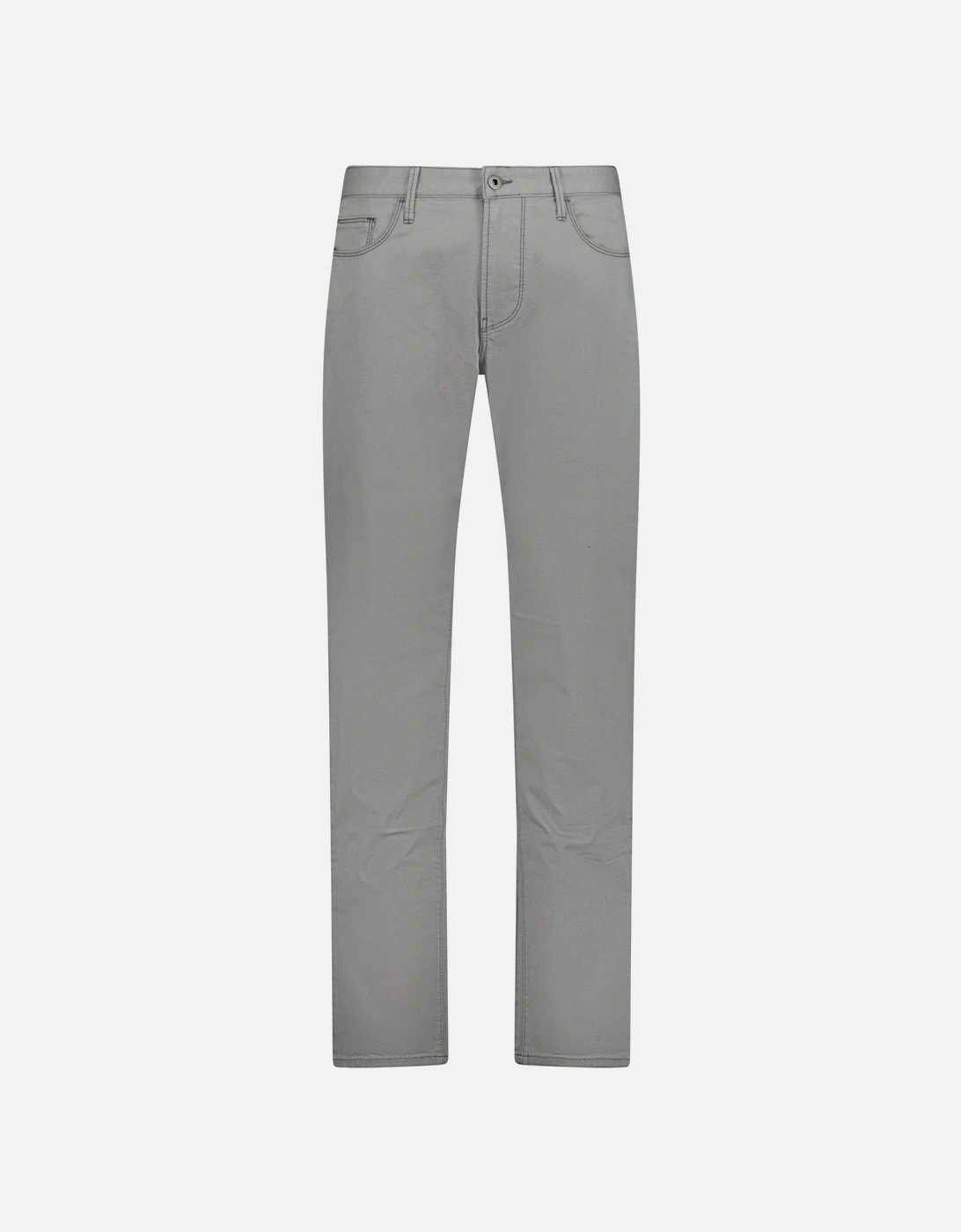 J45 Slim Fit 5 Pocket Silver Eagle Black Belt Patch Jeans Grey, 4 of 3