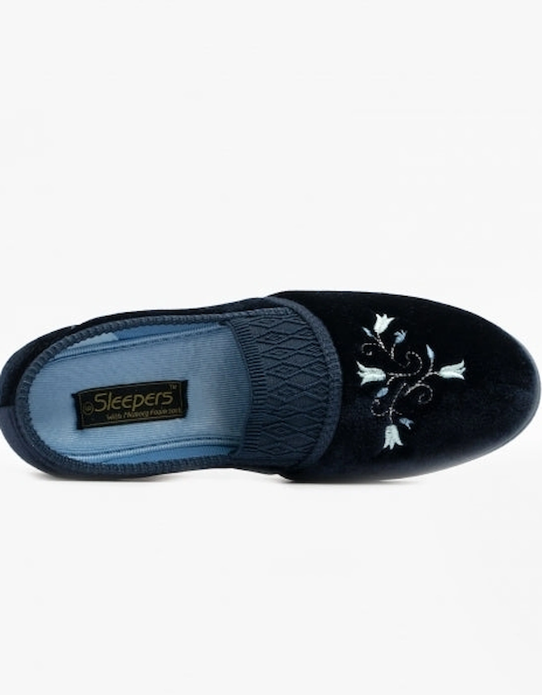 INEZ Womens Full Slippers Navy