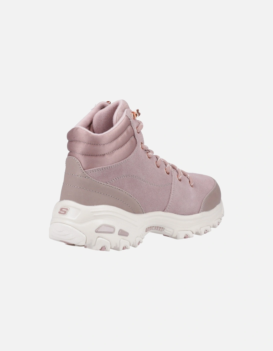 Womens D'Lites 167264-BLSH Blush Pink Lace Up Shoes