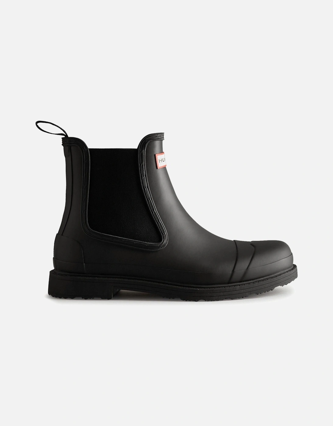 Men's Commando Chelsea Boots in Black