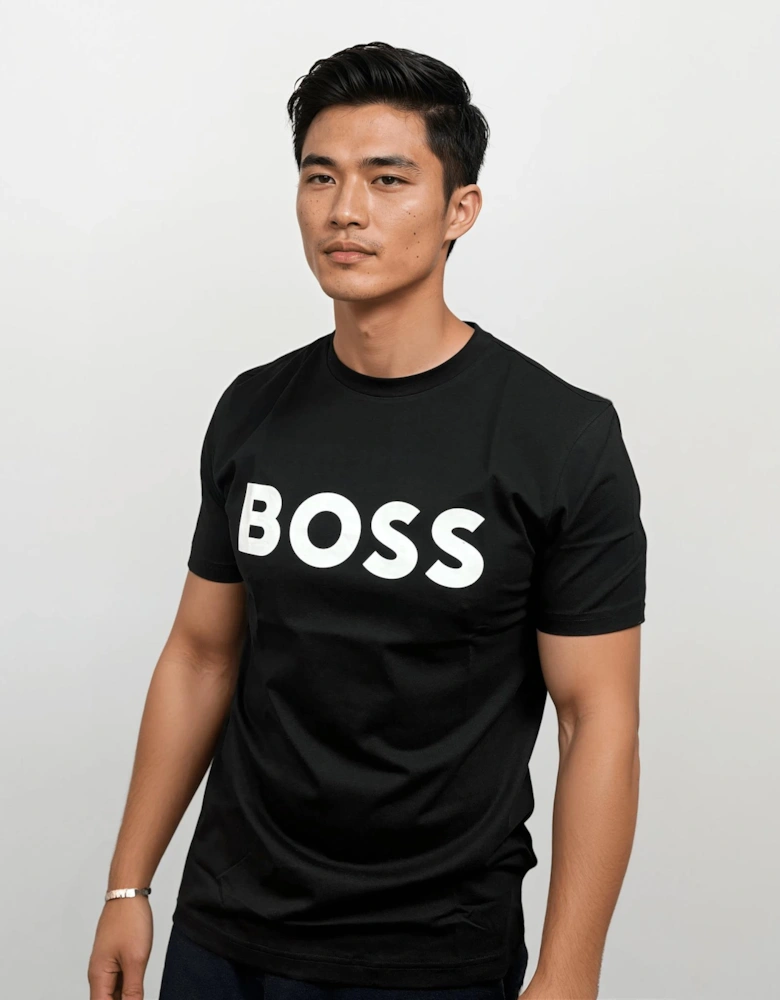 Thinking 1 Logo T-Shirt in Black