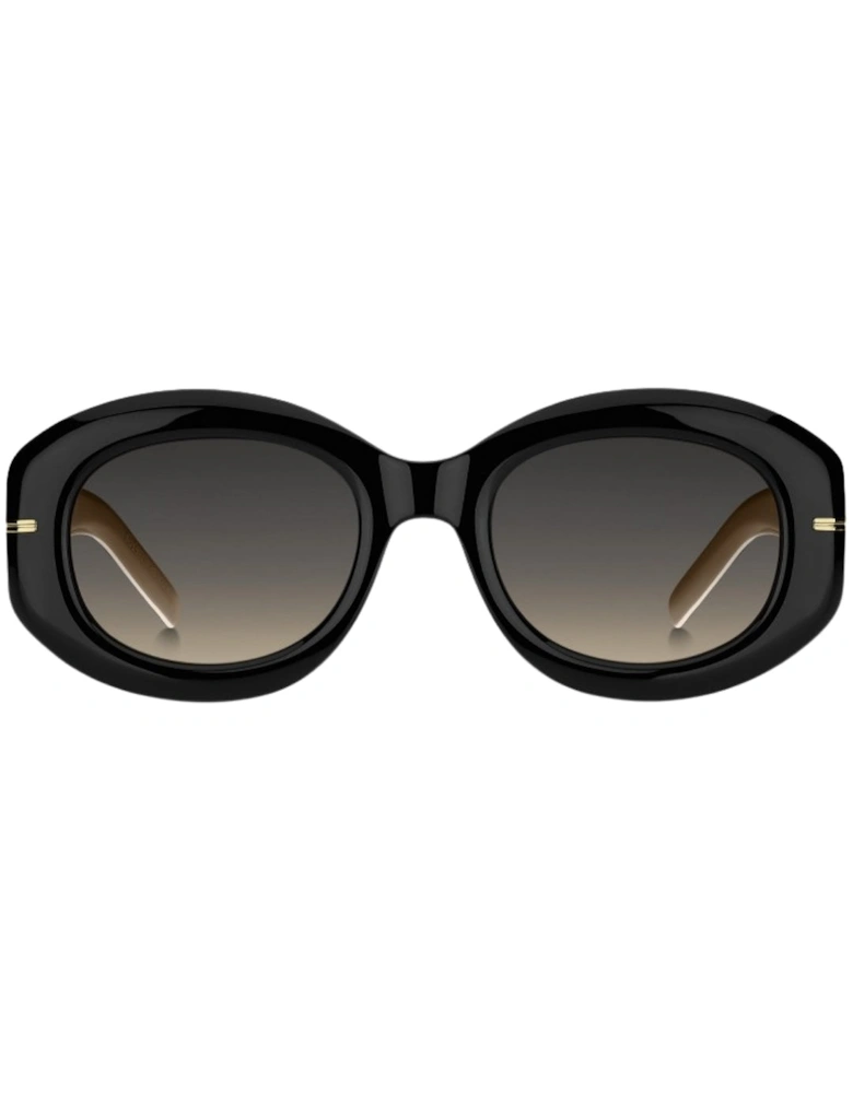 Grey Brown DS Lens Black Sunglasses