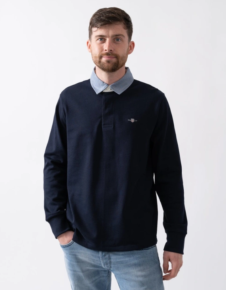 Mens Regular Fit Chambray Heavy Rugger - 433 Evening Blue