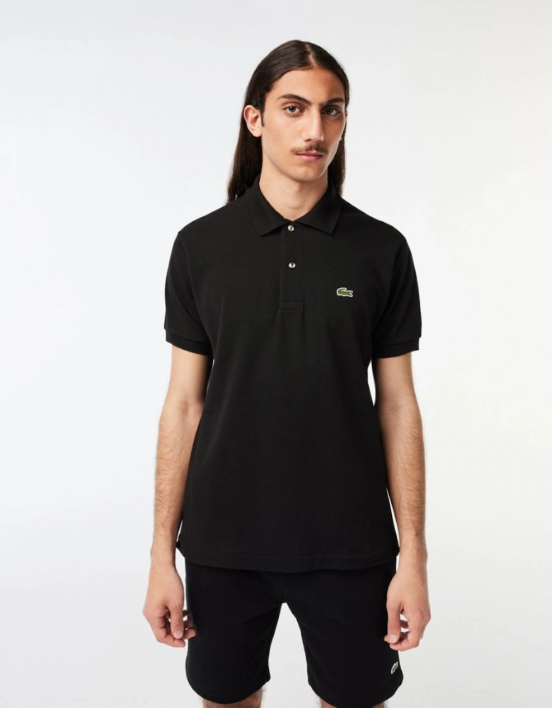 Classic Fit L.12.12 Mens Short Sleeve Polo Shirt - Black 031, 5 of 4