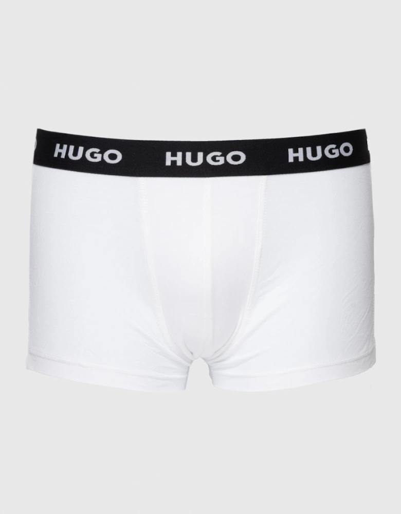 HUGO Triple Pack Mens Trunks - White 100