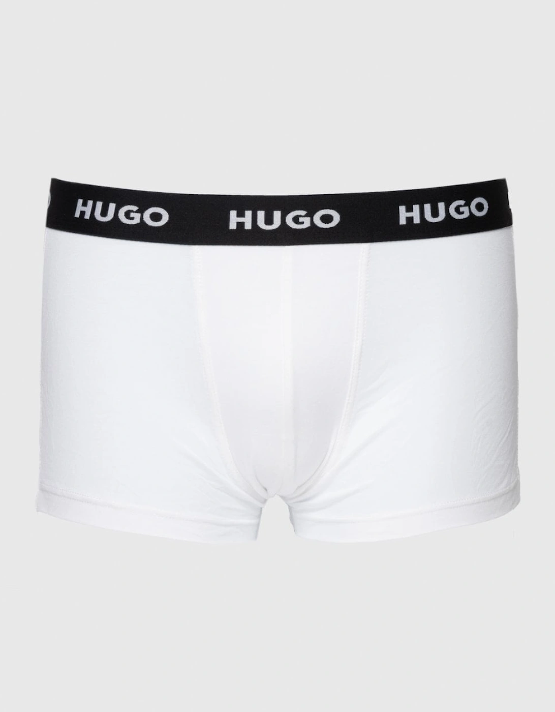 HUGO Triple Pack Mens Trunks - White 100, 2 of 1