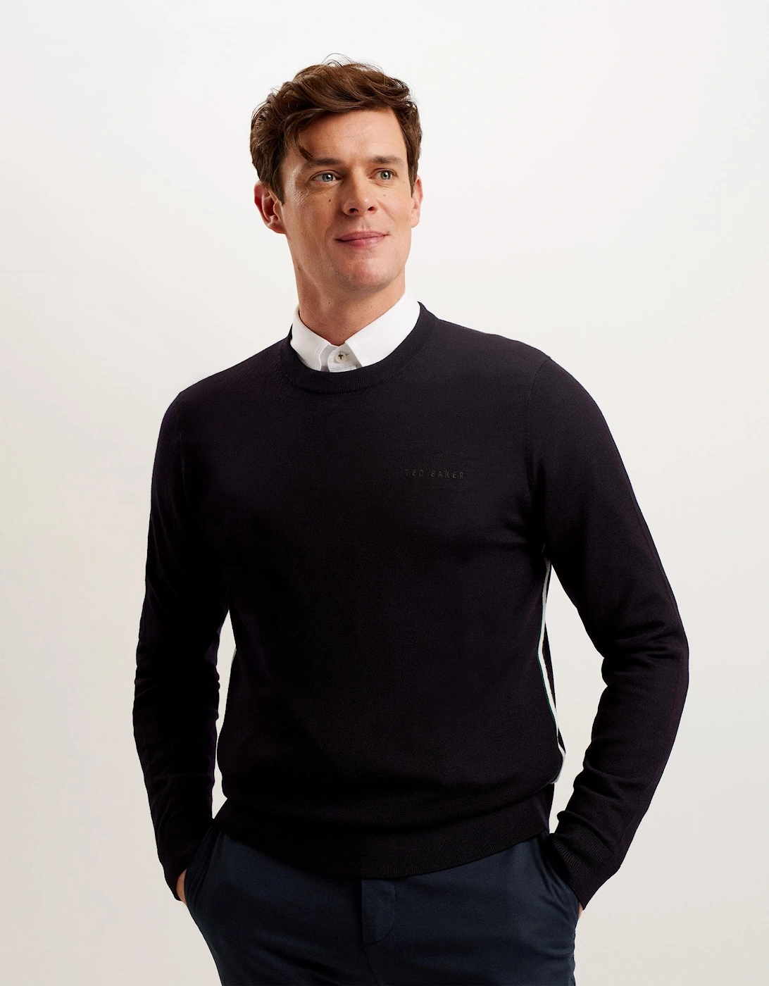 Liblo Mens Crew Neck Jumper - Navy, 5 of 4