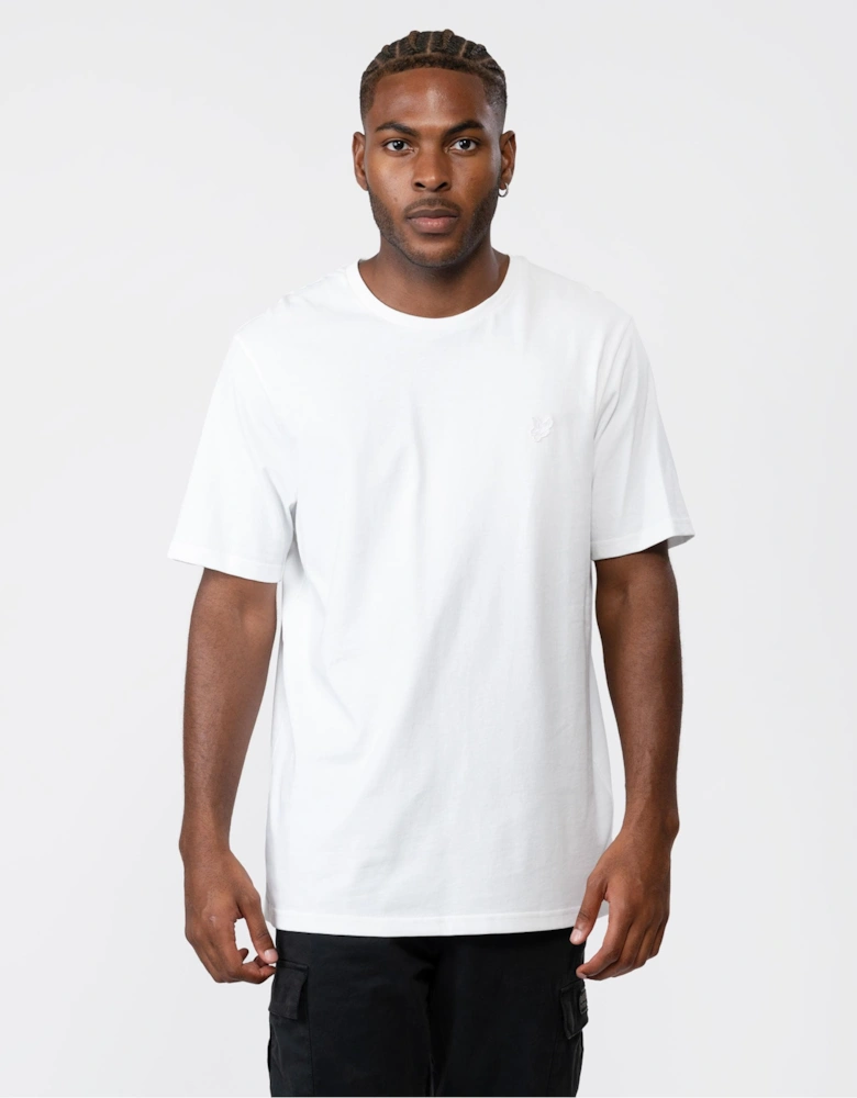 Lyle & Scott Tonal Eagle Mens T-Shirt - 626 White