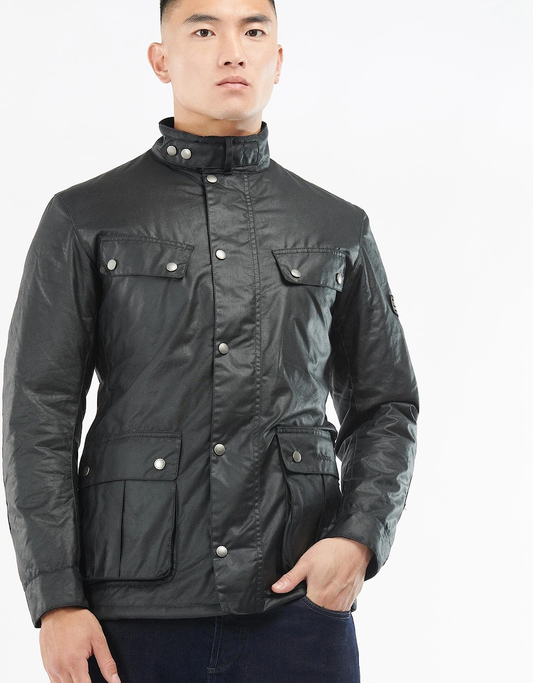 Tourer Duke Mens Wax Jacket - Black