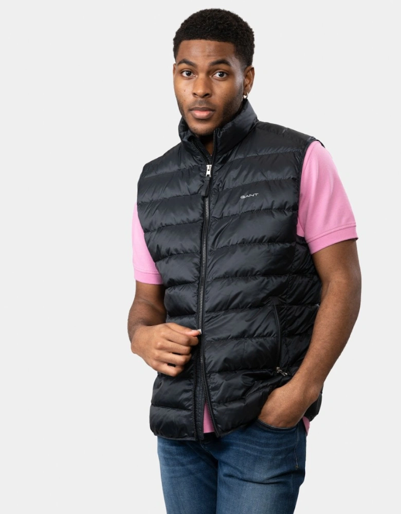 Mens Light Down Gilet - 5 Black