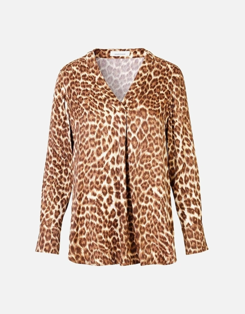 Women's Hamill Leopard Print Blouse
