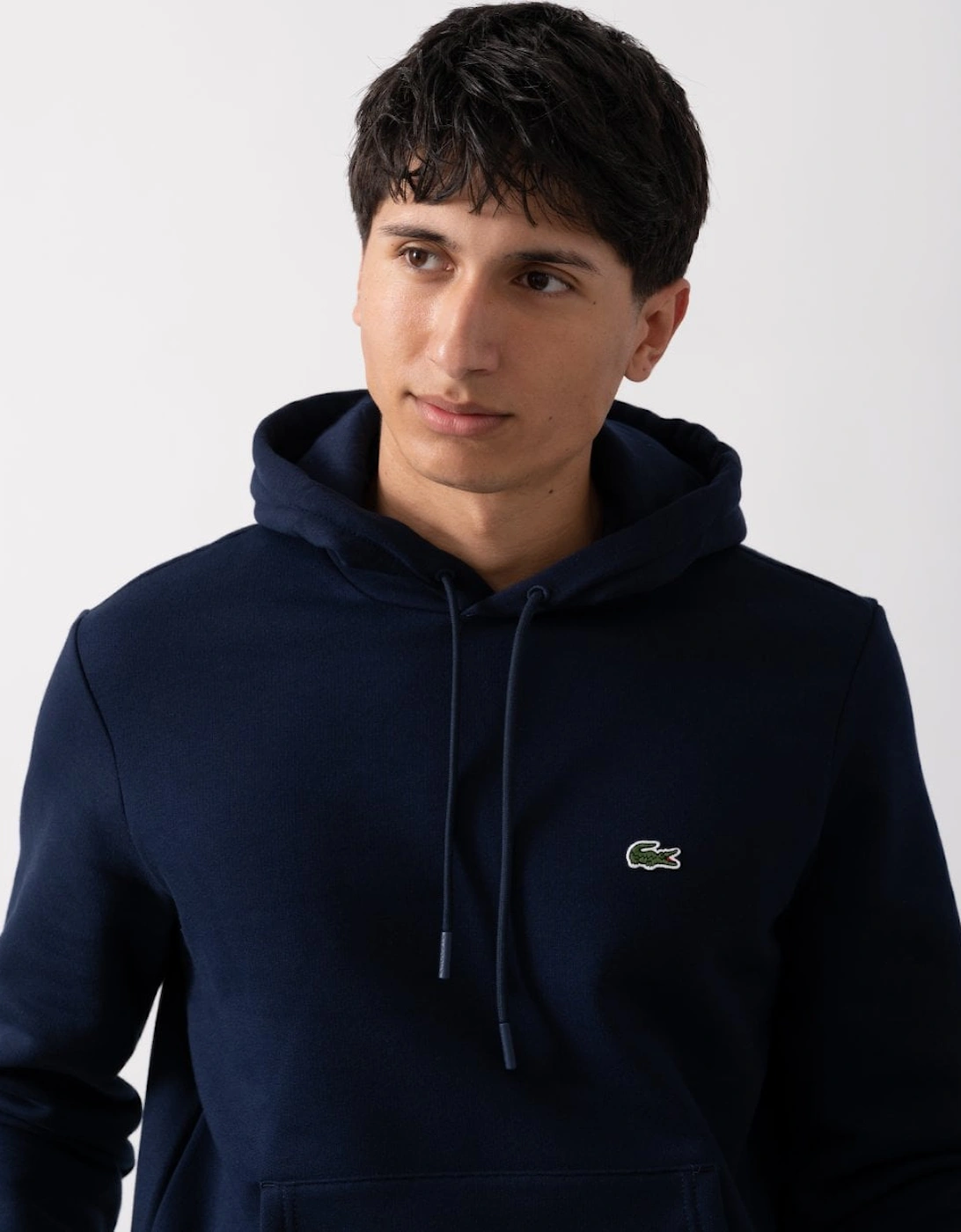 Mens Fleece Hoodie - Navy Blue 166