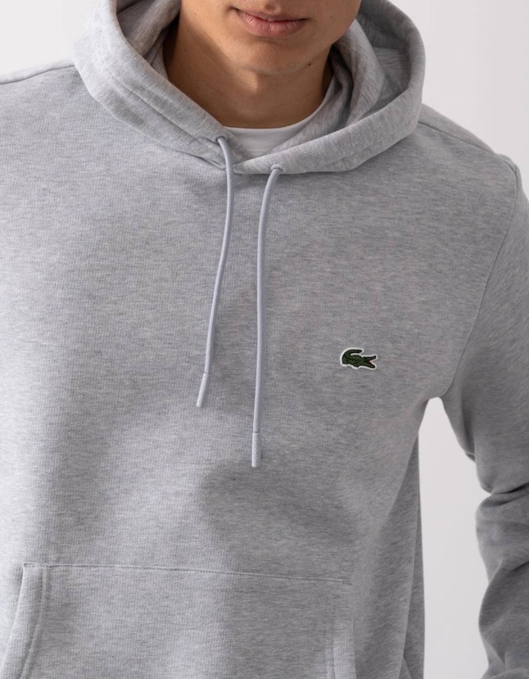 Mens Fleece Hoodie - Silver Chine CCA