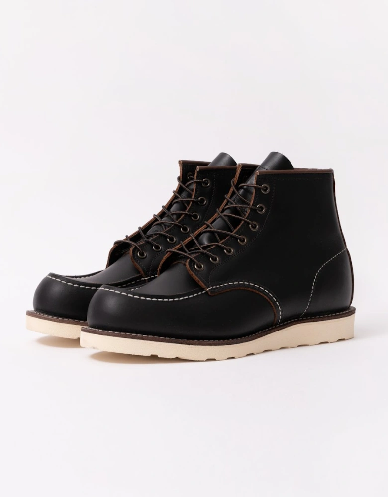 6 Inch Moc Toe Mens Boot - Black Prairie