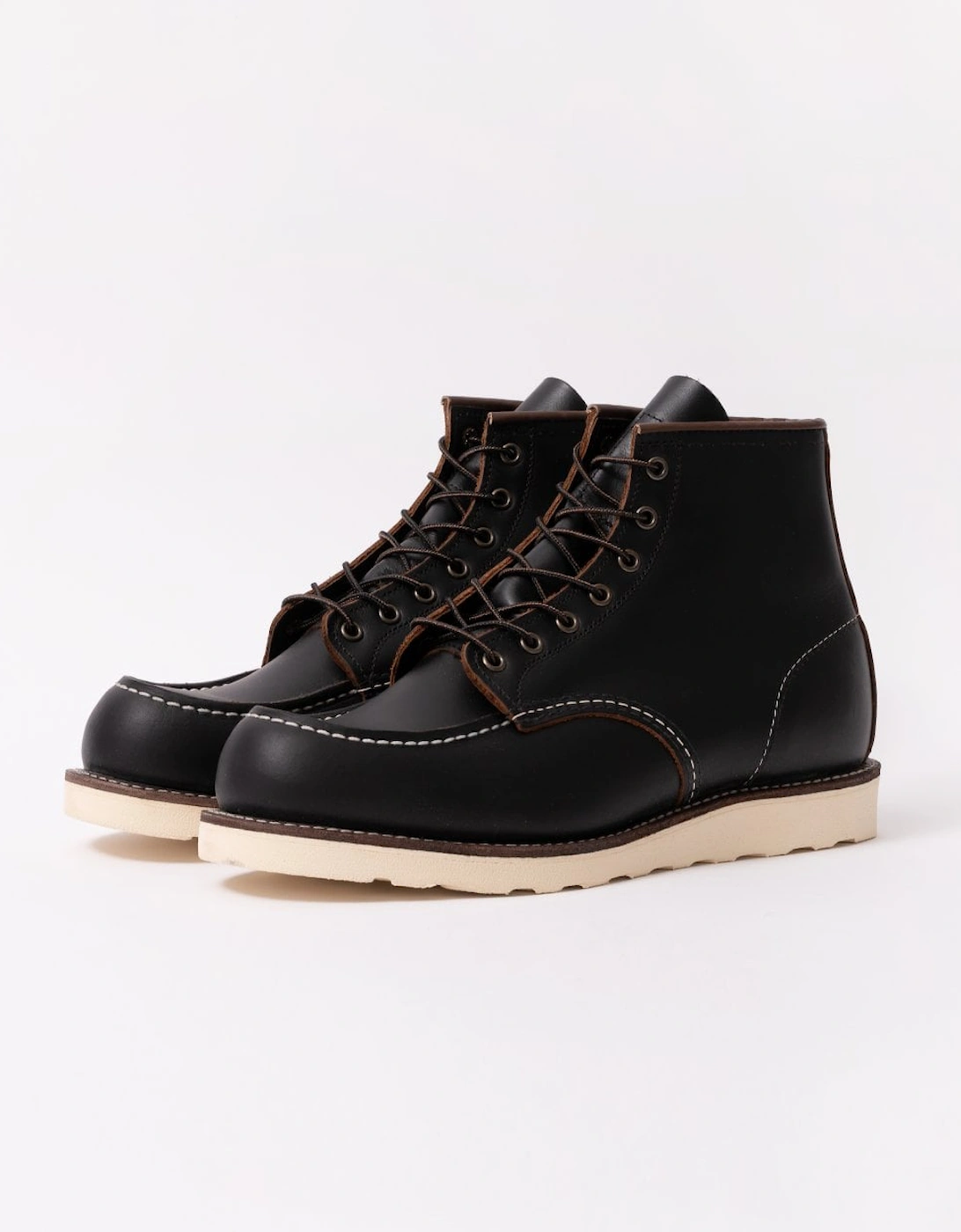 6 Inch Moc Toe Mens Boot - Black Prairie