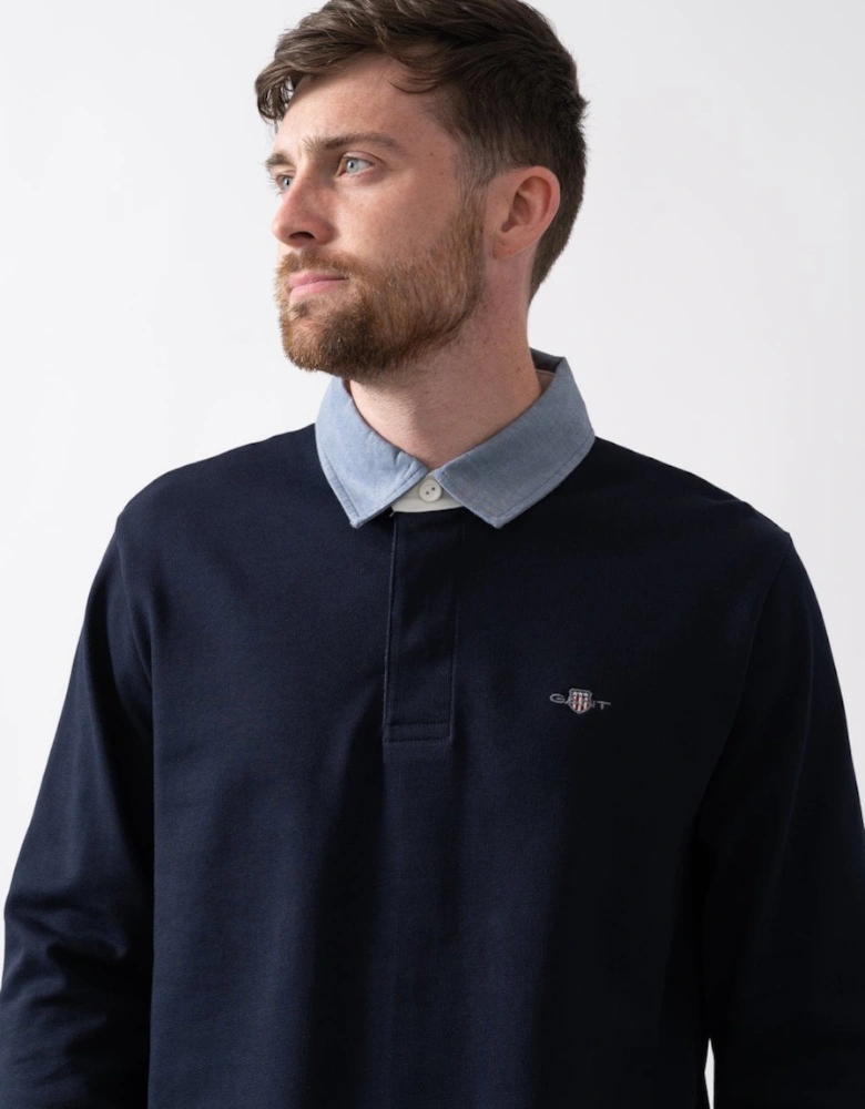 Mens Regular Fit Chambray Heavy Rugger - 433 Evening Blue