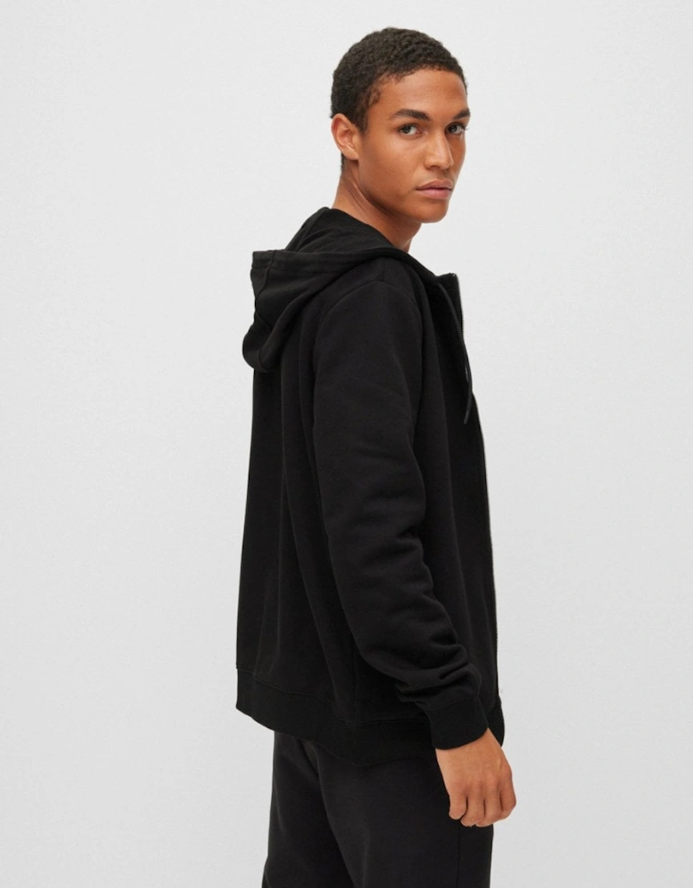 HUGO Daple212 Mens Zip Through Hoodie - Black 001