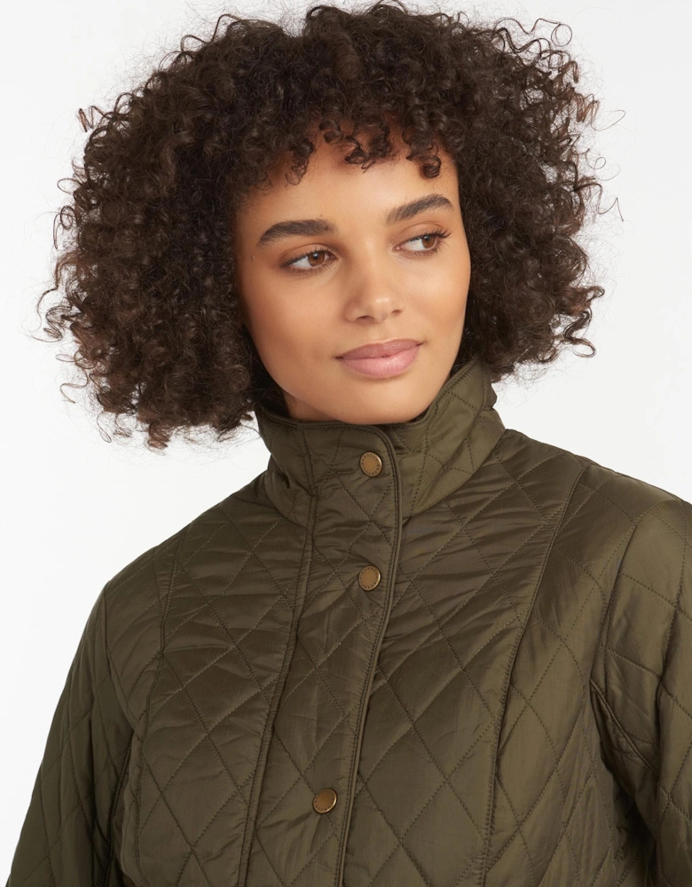 Flyweight Cavalry Quilted Ladies Jacket - Olive