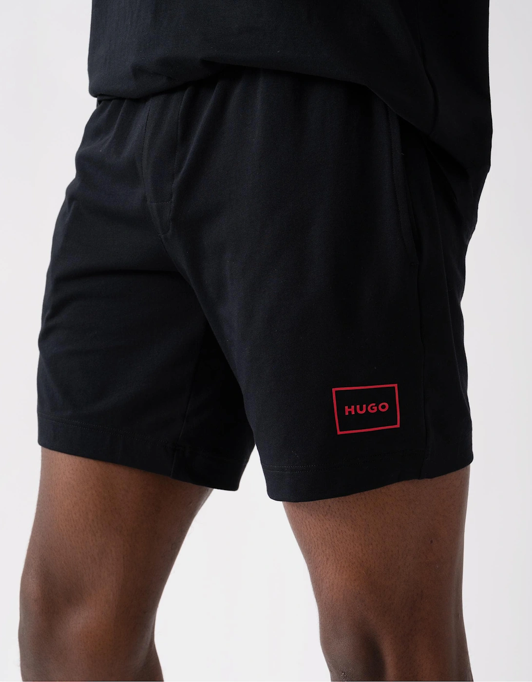 HUGO Laze Mens Loungewear Shorts - Black 001
