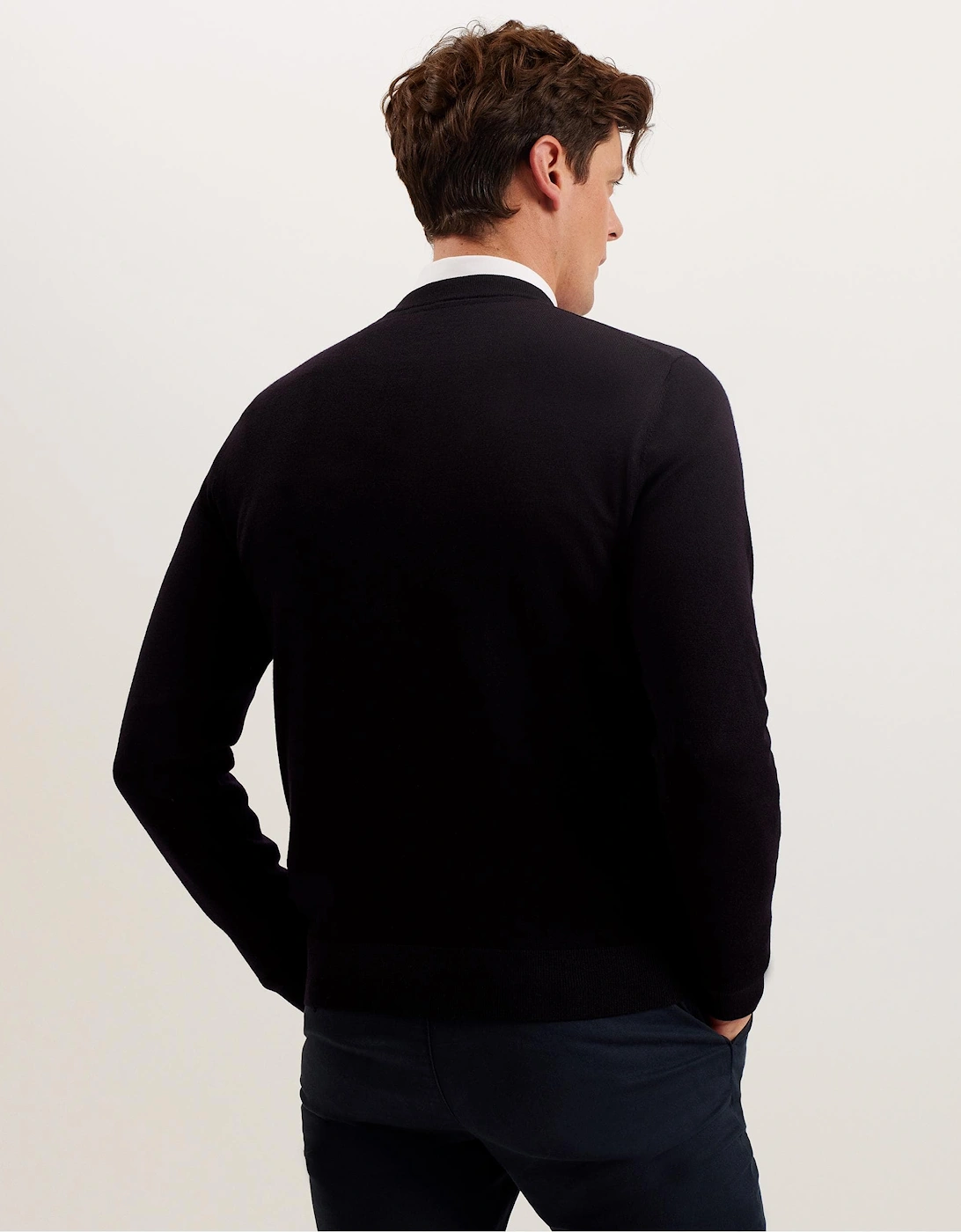 Liblo Mens Crew Neck Jumper - Navy