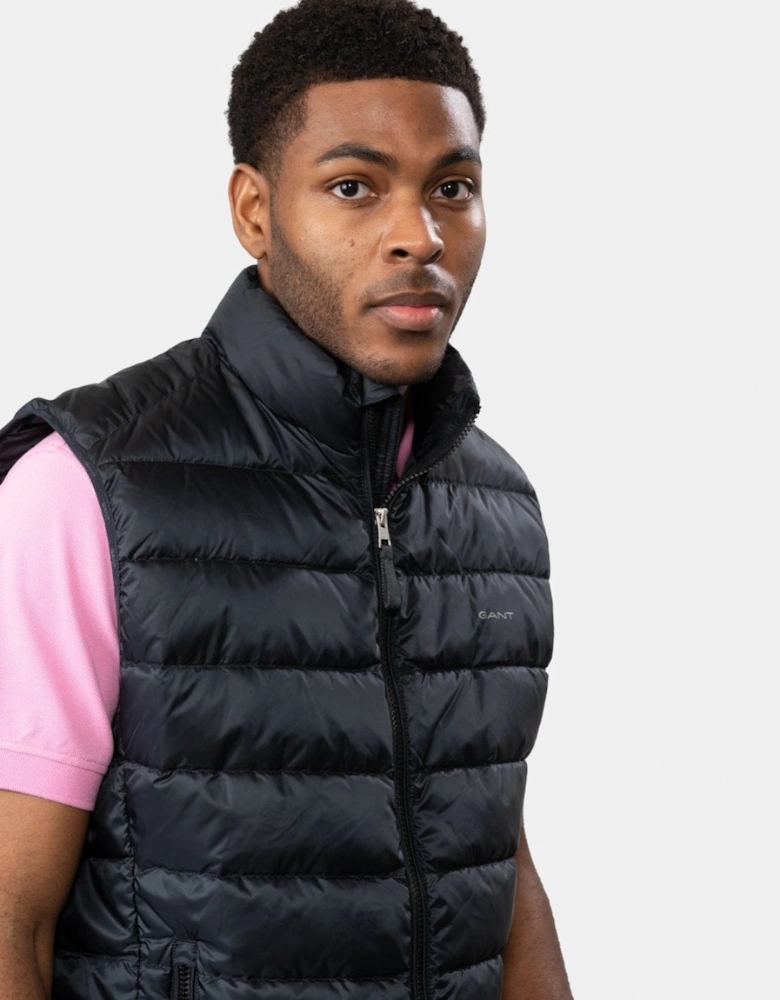 Mens Light Down Gilet - 5 Black