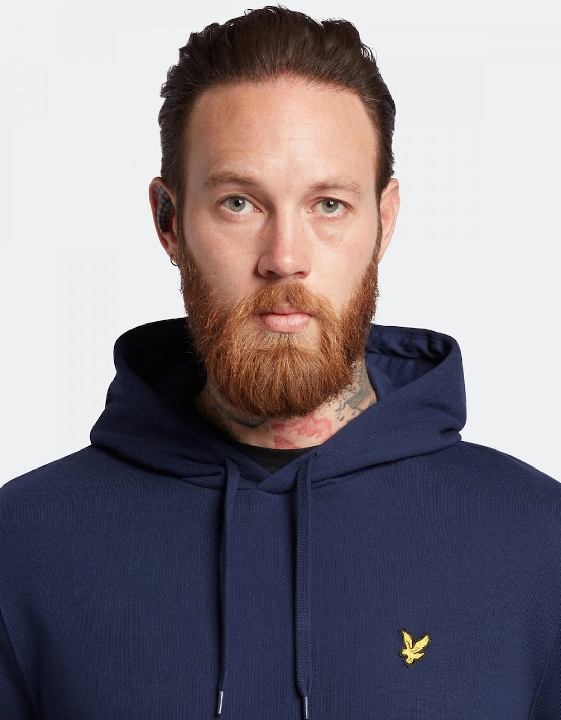 Lyle & Scott Mens Pullover Hoodie - Z99 Navy