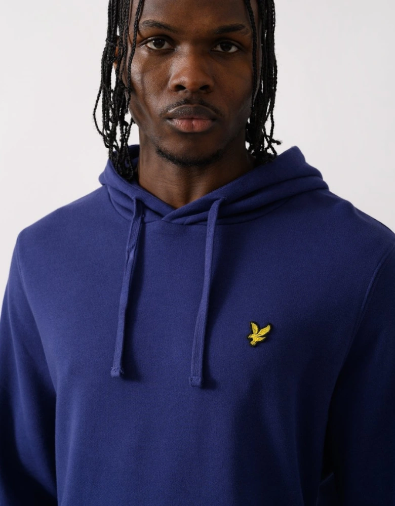 Lyle & Scott Mens Pullover Hoodie - X568 Deep Indigo